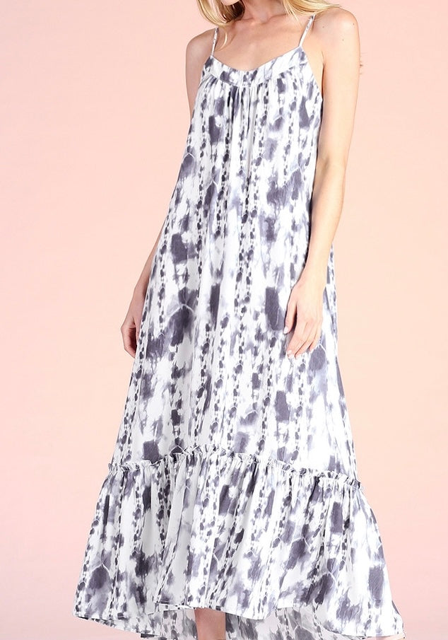 Tie-Dye Maxi Dress